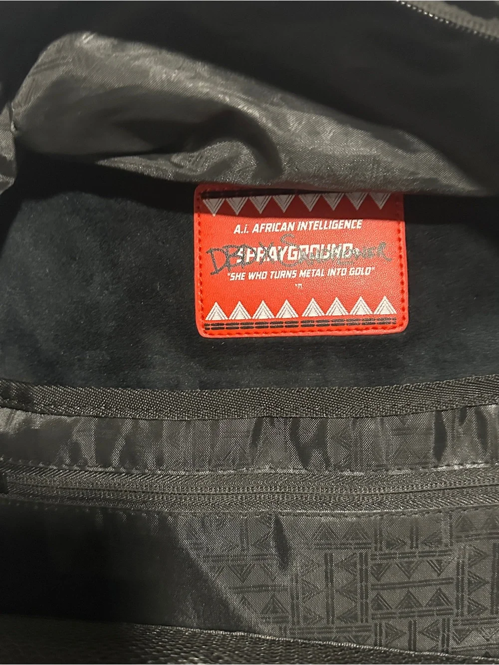 Sprayground AI African Intelligence Sandflower Shark Backpack NWT